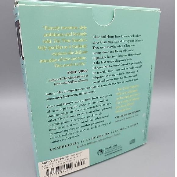 The Time Traveler's Wife by Audrey Niffenegger 2006 16 CDs Unabridged Audiobook - Picture 2 of 7